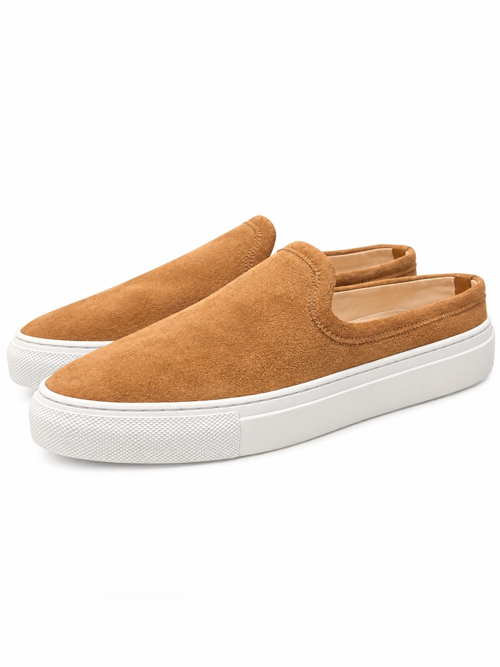 Jenni Kayne Camel Suede Slip On Sneakers US 7 EU 38 NWOT